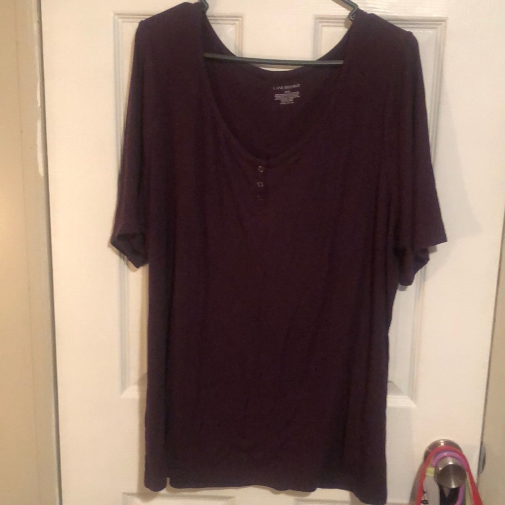 Lane Bryant purple/mauve 18/20 shirt